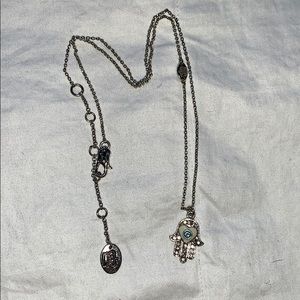 Juicy Couture Sterling Silver Hamsa Necklace